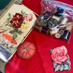 Vintage ad and merch